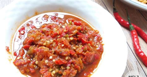 Resep Sambal Terasi Mentah Oleh Melz Kitchen Cookpad