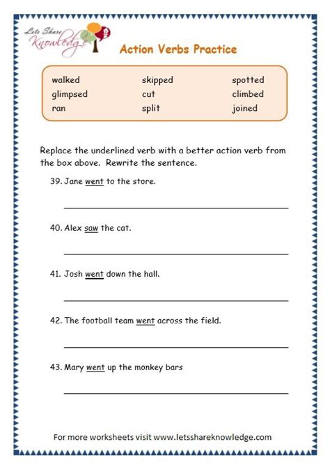 Grade 3 Verb Worksheets Fill Online Printable Fillable Verbs Porn Sex Picture