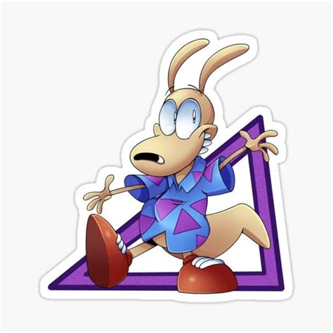 Rocko Rockos Modern Life Sticker For Sale By Monica403 Redbubble