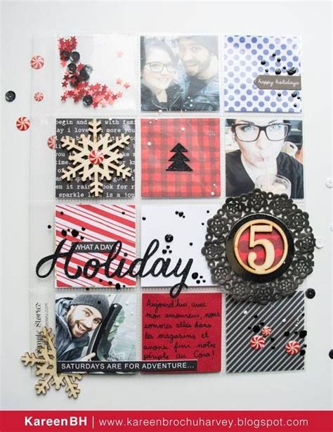 December daily, December daily ideas inspiration, Christmas scrapbook