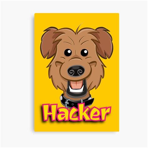 Hacker T Dog Canvas Prints | Redbubble