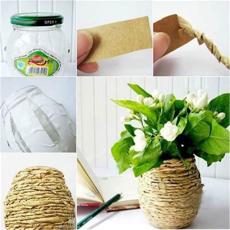 How To Diy Kraft Paper Decorated Flower Vase