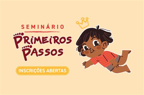 Seminário Primeiros Passos Divulgação banner noticia