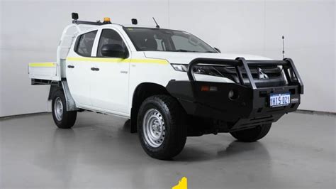 Used 2021 White Mitsubishi Triton GLX Utility Dual Cabfor Sale In