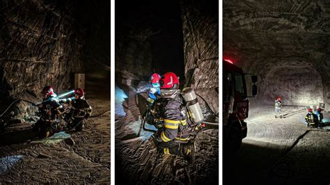 FOTO Pompierii băcăuani au făcut un exercițiu de antrenare în cazul