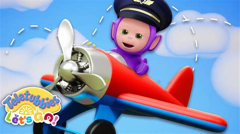 Tinky Winky The Pilot Teletubbies Play With The Plane Teletubbies