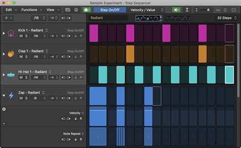 Build Grooves In Logic Pro With The Step Sequencer Apple Support