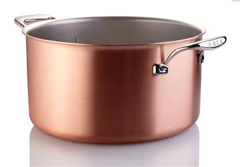 Falk Cm Signature Line Copper Stock Pot