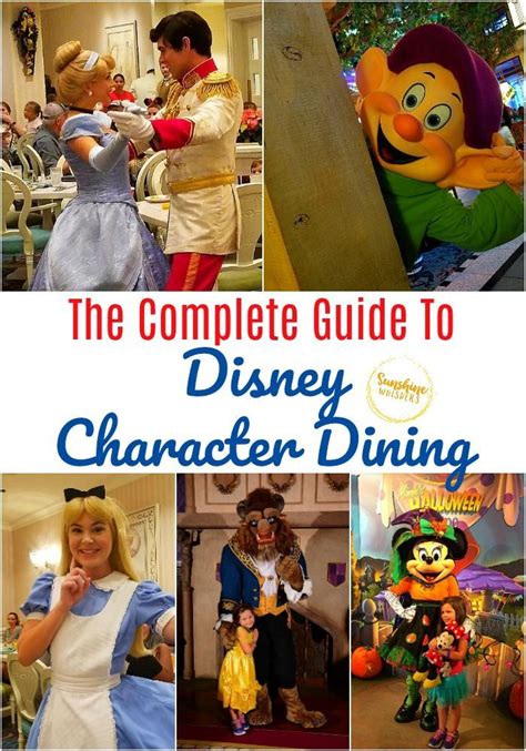 Disney Character Dining Complete Guide Walt Disney World Artofit