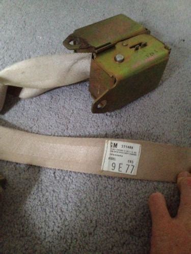 Buy 1977 C3 Corvette Oem Seat Belts Buckskin in Wilton, New Hampshire ...