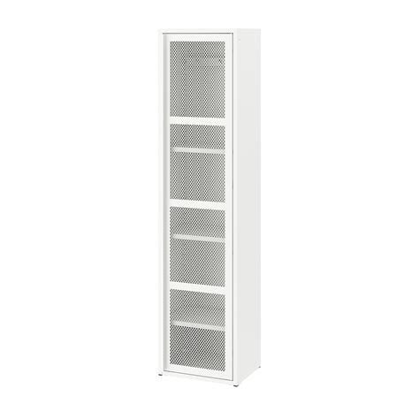 Ivar Cabinet With Door White Mesh 40x160 Cm Ikea Ireland