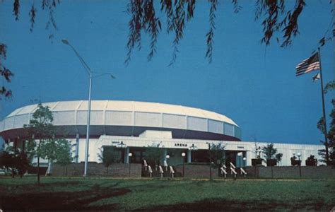 The Wernher von Braun Civic Center Huntsville, AL Postcard