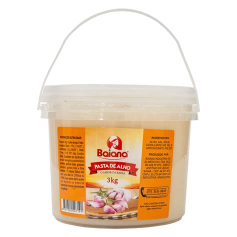 Pasta De Alho 3Kg Prontu Alimentos