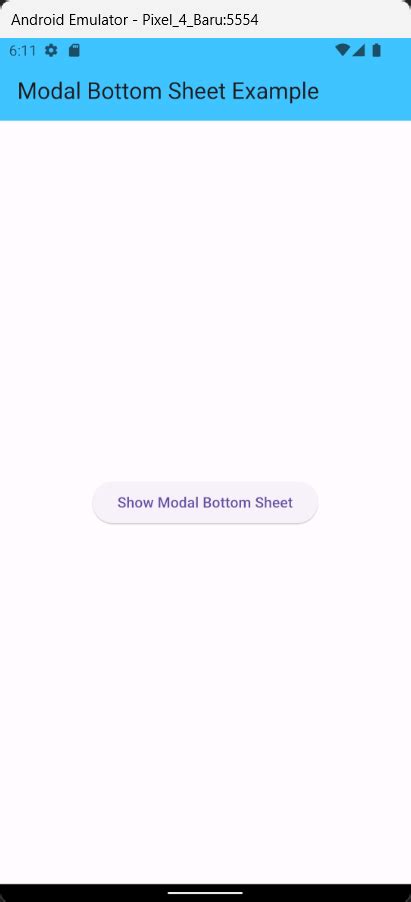 Menampilkan Modal Bottom Sheet Di Flutter Baraja Coding