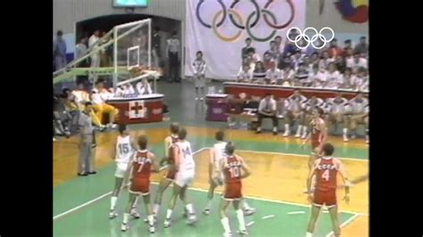 USSR Vs Yugoslavia Men S Basketball Final Seoul 1988 Olympic Games