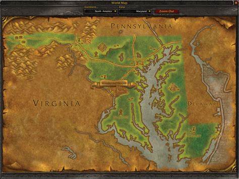 I Made 5 New Wow Classic Style Maps Of Us States Rclassicwow