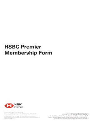 Fillable Online HSBC PREMIER TERMS CHARGES DISCLOSURE1 Fax Email