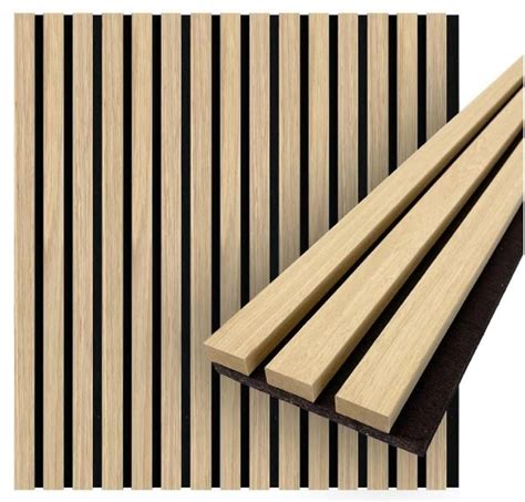 Acoustic Wall Panels Soundproofing Slatted Wood Paneling China Wooden