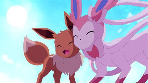 Eevee and Sylveon by RedKingdom1 on DeviantArt