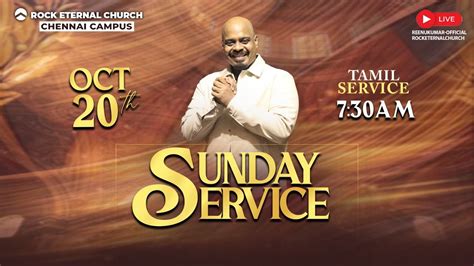 Live Rock Eternal Church Tamil Service October Th