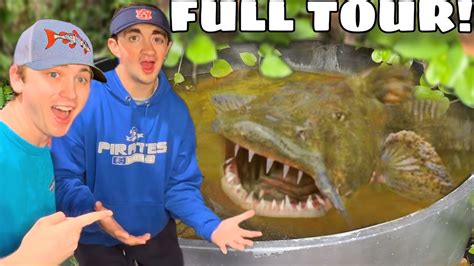 I Toured Bass Fishing Productions Fish Ponds Deadly Fish Youtube