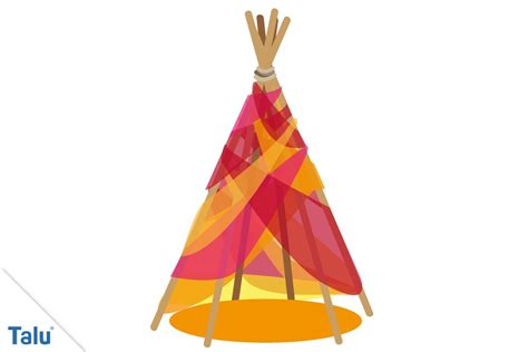 Tipi Selber Bauen Ohne N Hen Bauanleitung F R Indianerzelt Tipi