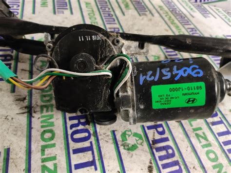 Motorino Tergi Anteriore Hyundai I20 2009 Usato Used Autoricambi