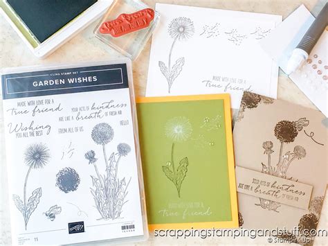 Stampin Up Garden Wishes And 3 Quick And Easy Card Ideas