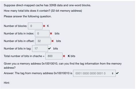 Solved Suppose Direct Mapped Cache Has 32KB Data And Chegg