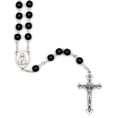 BLACK ROSARY Divine Mercy Gift Shop