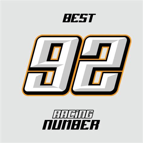 vector racing number template   vector art  vecteezy