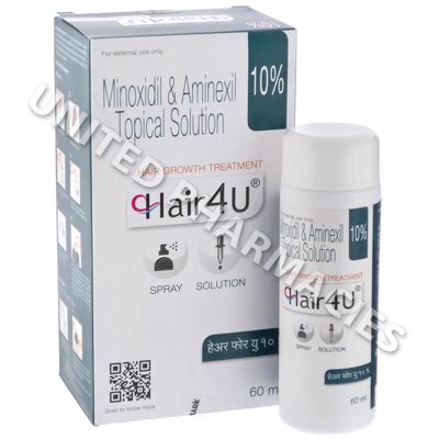 Hair4U 10 Minoxidil Aminexil 10 1 5 60mL United Pharmacies UK