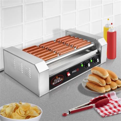 Electric 18 Hot Dog 7 Roller Grill Cooker Machine, 23 x 7 - Fry’s Food ...