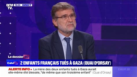 Le Quai d Orsay annonce la mort de deux enfants français à Gaza