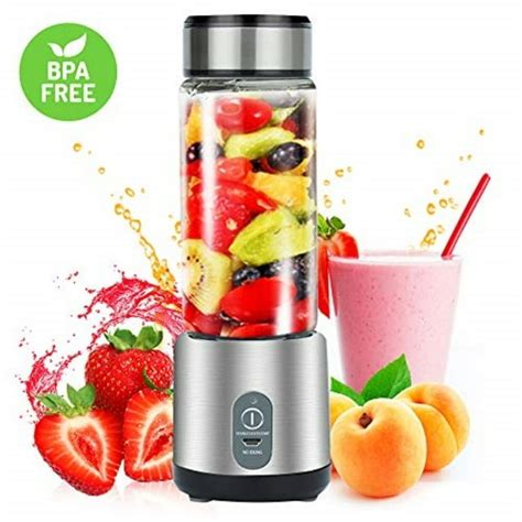 personal smoothie blender,usb rechargeable portable blender for shakes ...