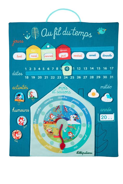 Calendrier Au Fil Du Temps Pour Enfants Dès 3 Ans