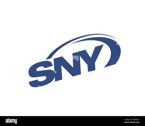 SportsNet New York, Rotated Logo, White Background Stock Photo - Alamy