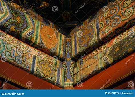 Beijing Lama temple stock image. Image of building, decoration - 106771279