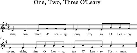 One, Two, Three O'Leary | Test 2 Music a la Abbott