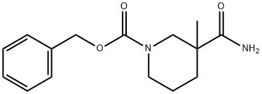 1 Piperidinecarboxylic Acid 3 Aminocarbonyl 3 Methyl Phenylmethyl