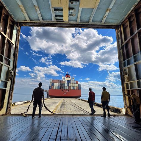 Business Logistics conceptTruck in container depot in import and export