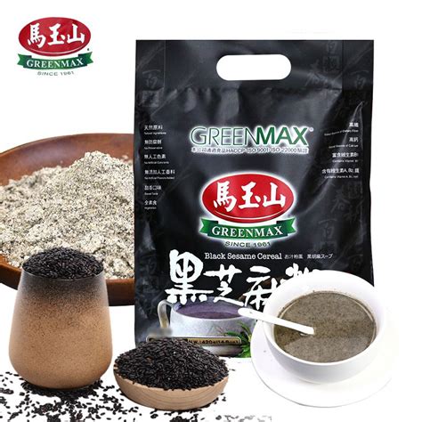 Greenmax Black Sesame Cereal G X Packs Shopee Malaysia