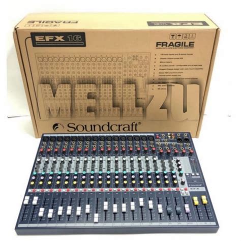 Mixer Soundcraft EFX 16 Effect Lexicon 16 Channel Lazada Indonesia