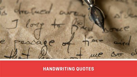 Top 30 Handwriting Quotes By Famous Personalities - Number Dyslexia