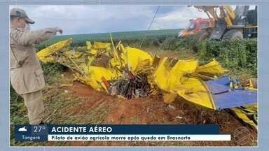 MTTV 2ª Edição Cuiabá Piloto morre durante queda de avião agrícola