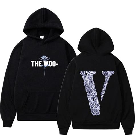 Vlone X Juicewrld Flower Hoodie