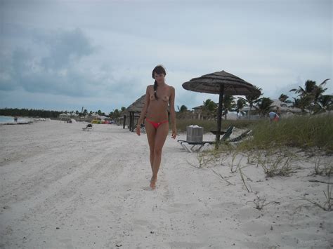 Bikini Model Monica AI Enhanced Bahamas Topaz Sharpen Faceai Porn Pic