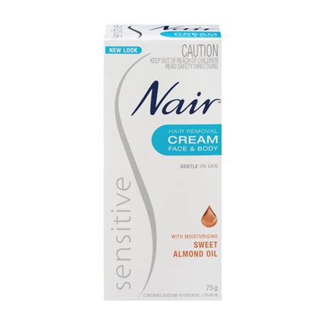 Nair Sensitive Hair Removal Cream Face And Body 75g Health Chemist Nz Online Pharmacy