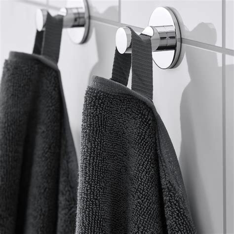 FredriksjÖn Bath Towel Dark Grey 70x140 Cm Ikea Malaysia