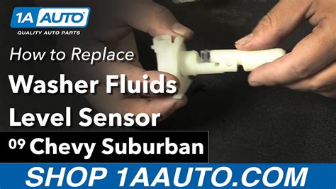 How To Replace Washer Fluid Level Sensor 07 14 Chevy Suburban YouTube